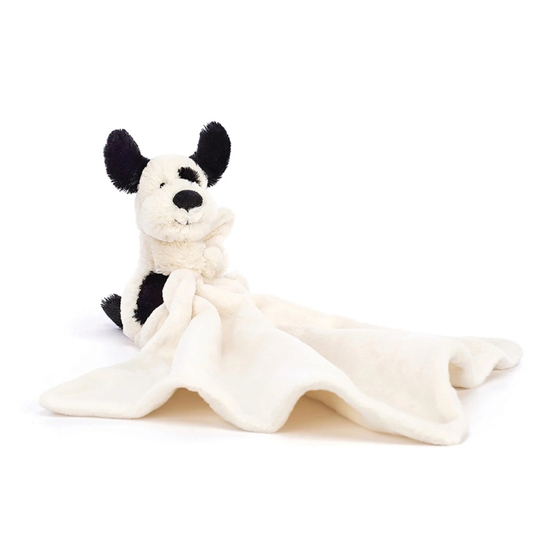 Jellycat Soother Bashful Black & Cream Puppy