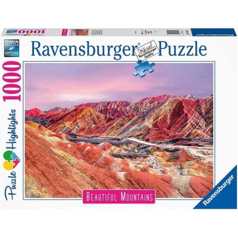 Rainbow Mountains China 1000 Pces