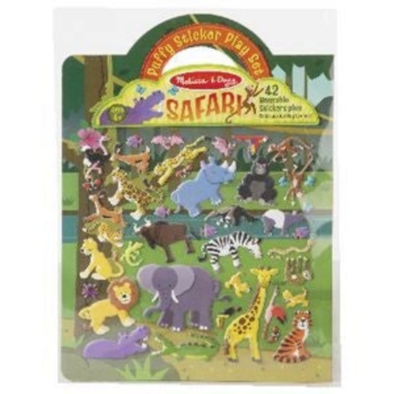 Reusable Puffy Stickers Safari