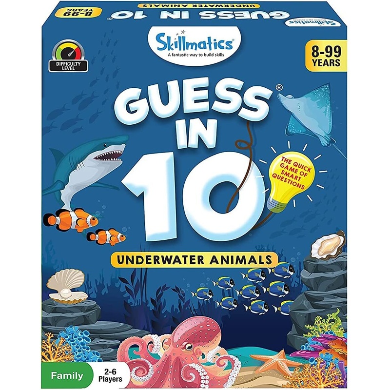 Skillmatics Guess In 10 Underwater Animals