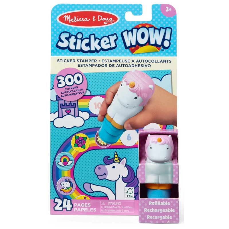 Sticker Wow Unicorn