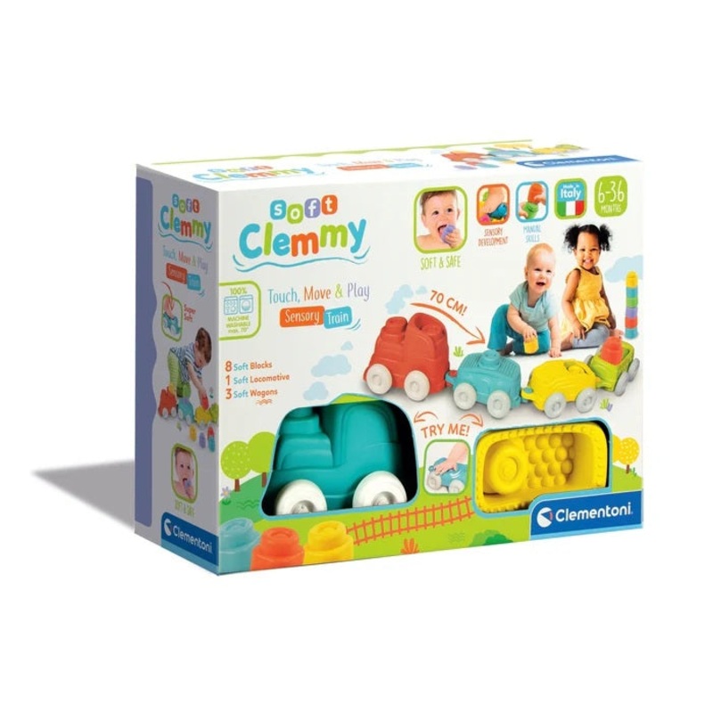 Clementoni Soft Clemmy Sensory Train