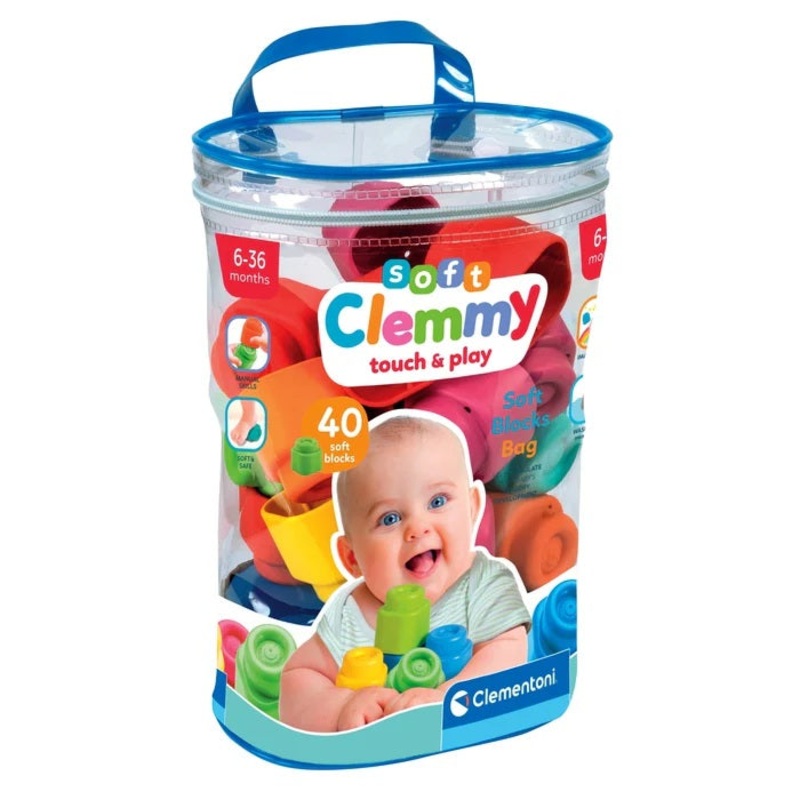 Clementoni Soft Clemmy Soft Blocks 40 Pces