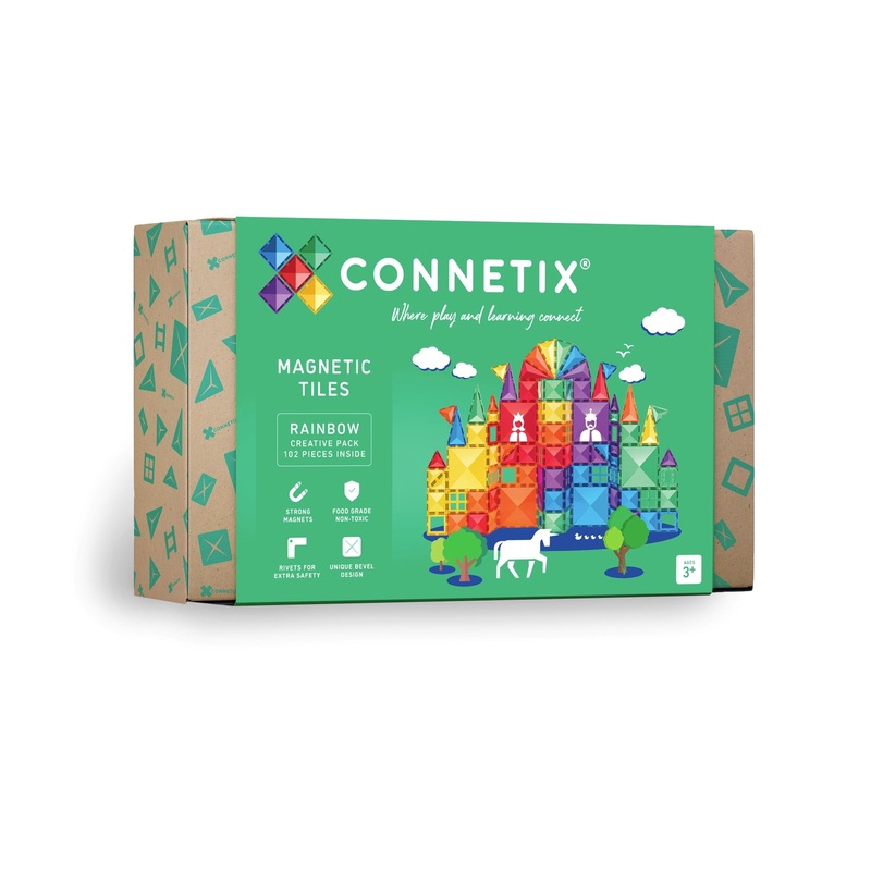 CONNETIX 102 Piece Rainbow Creative Pack