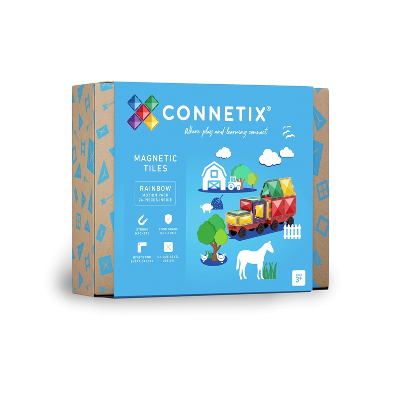 CONNETIX 24 Piece Rainbow Motion Pack