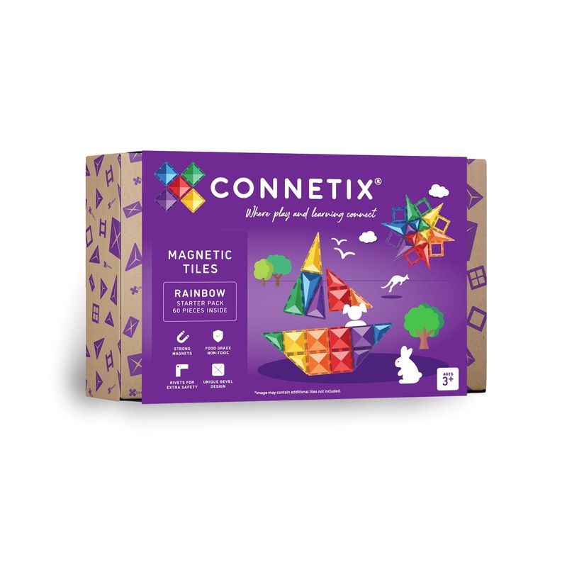 CONNETIX 60 Piece Rainbow Starter Pack