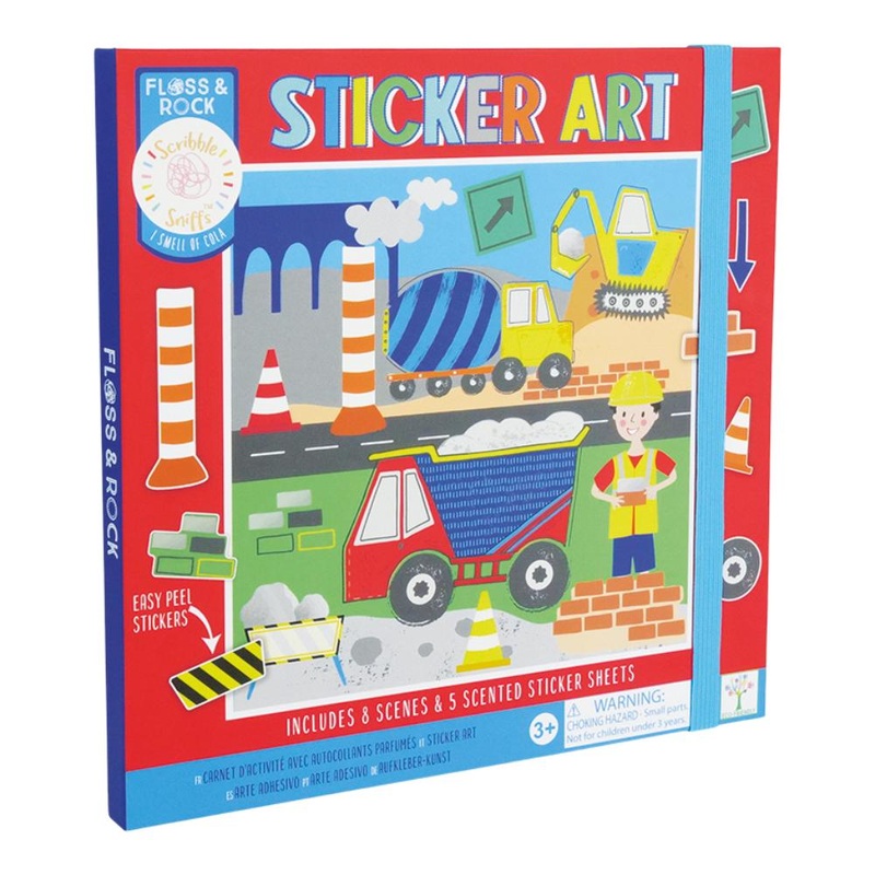 Floss & Rocks Sticker Art Construction