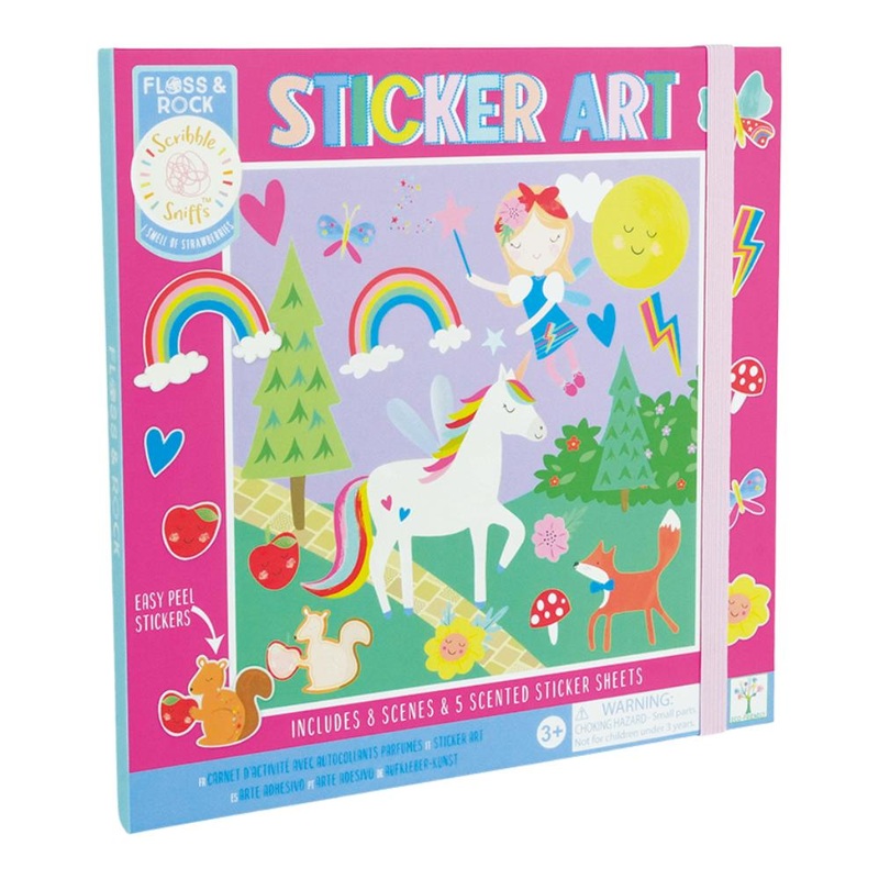 Floss & Rocks Sticker Art Rainbow Fairy