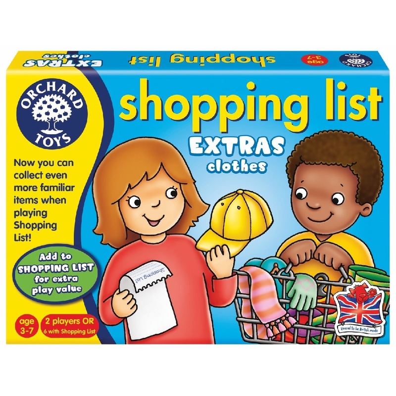 Shopping List Booster Clothing