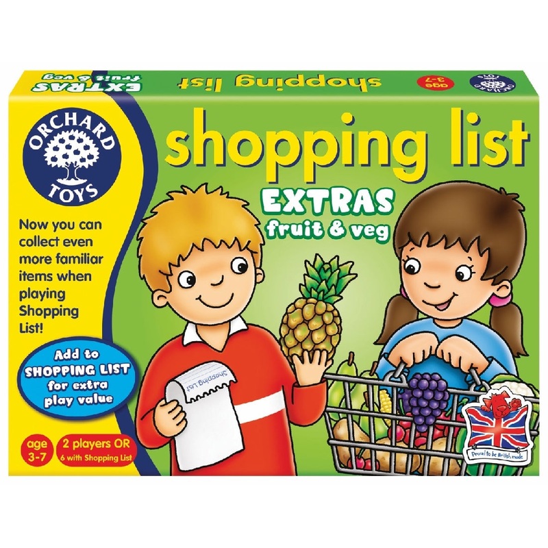 Shopping List Booster Fruit And Vegies