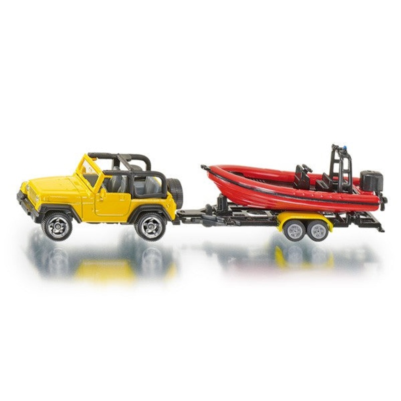 Siku Jeep With Boat