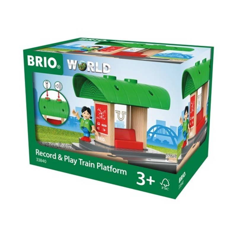 Brio Record & Play Train Platform 33840