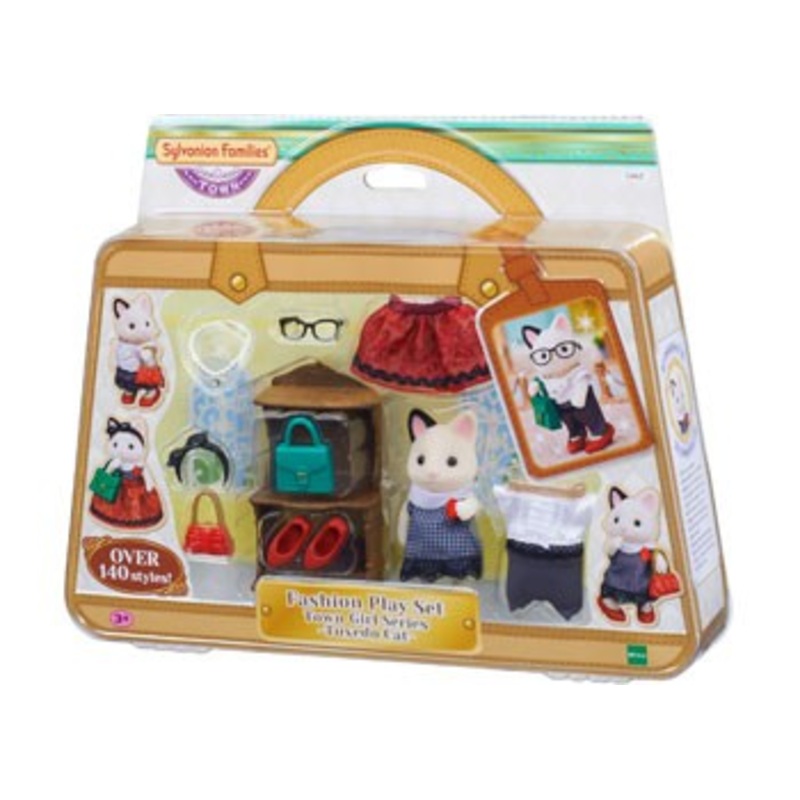 Fashion Play Set Tuxedo Cat