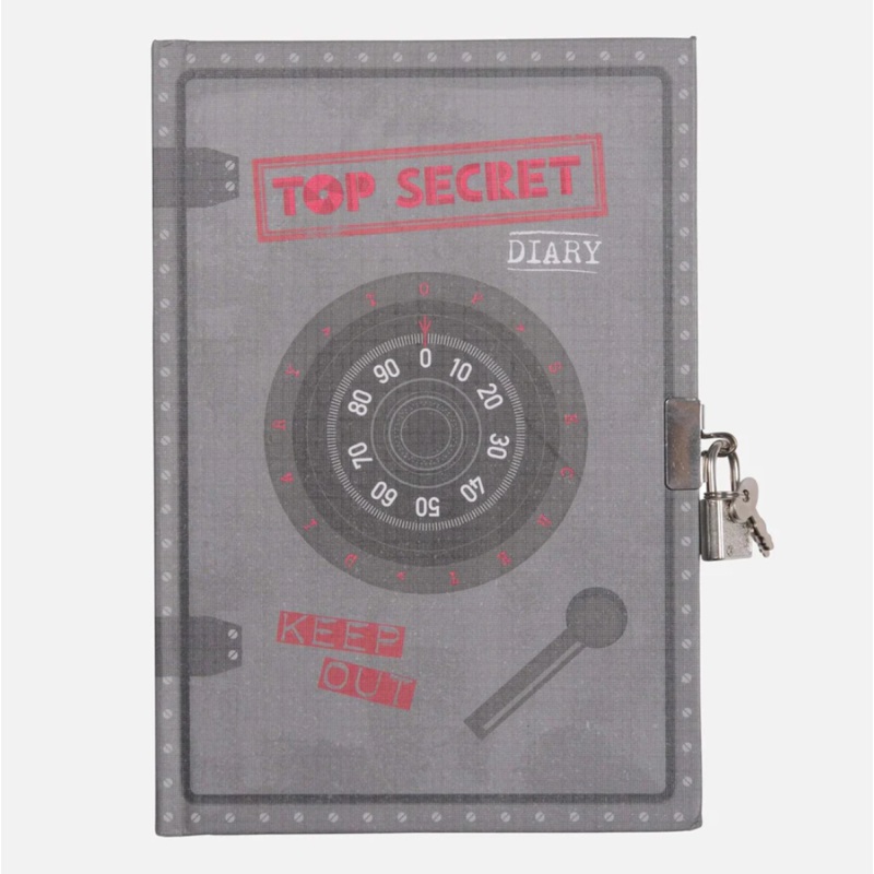 Lockable Diary Top Secret