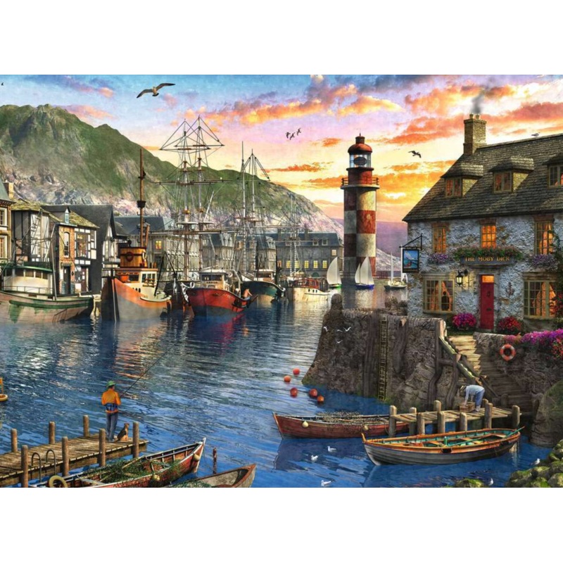 Sunrise At The Port Puzzle 500 Pce