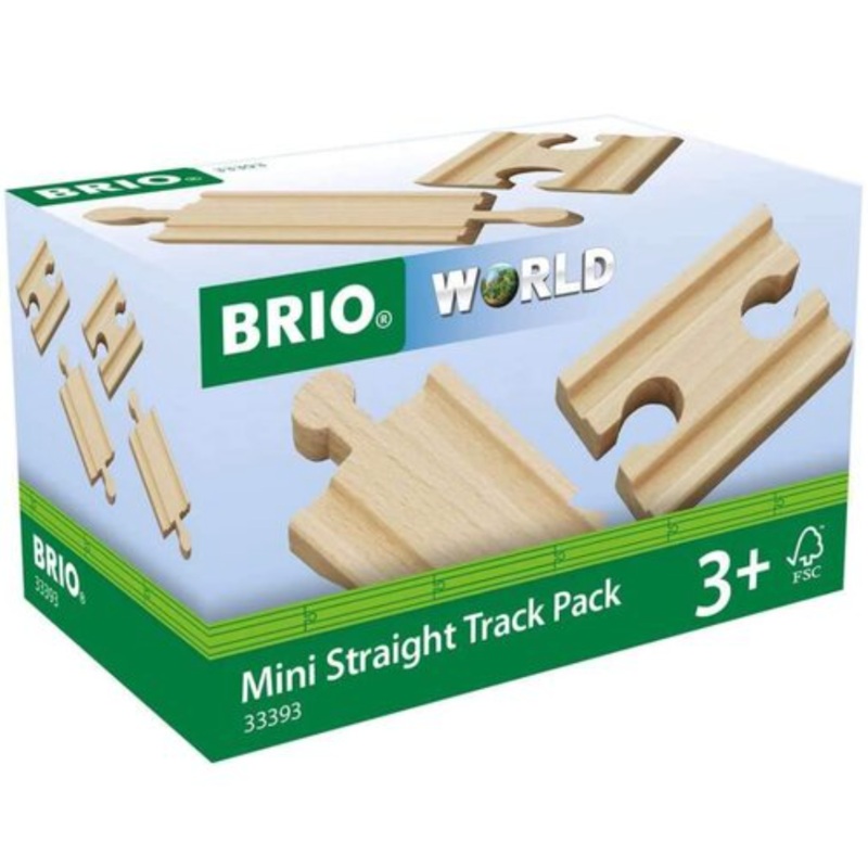 Brio Mini Straight Track Pack 4pce 33393