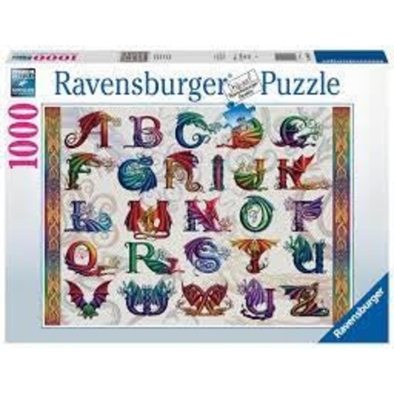 Dragon Alphabet Puzz 1000 Pces