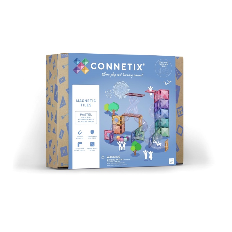 CONNETIX Ball Run Expansion Pastel 80 Pces