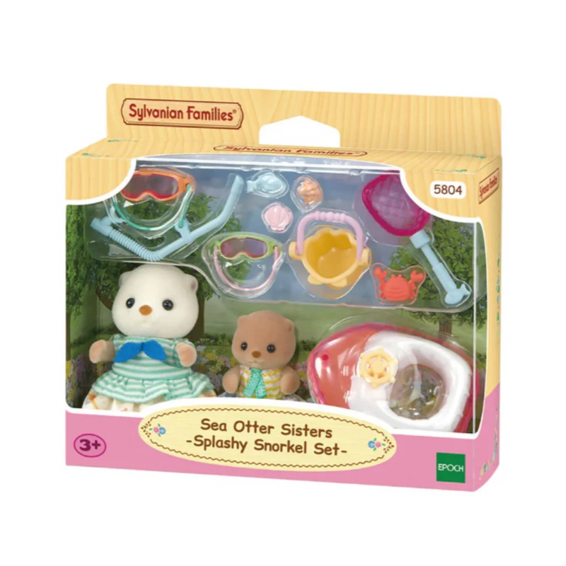 Sea Otter Sisters Splashy Snorkel Set