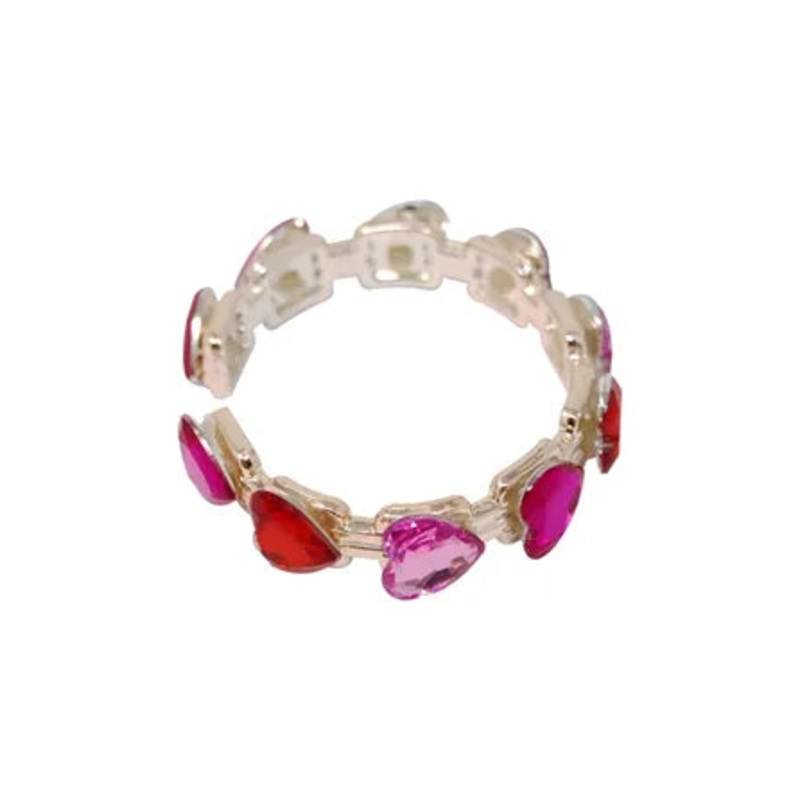 PP Gemstone Heart Bangle