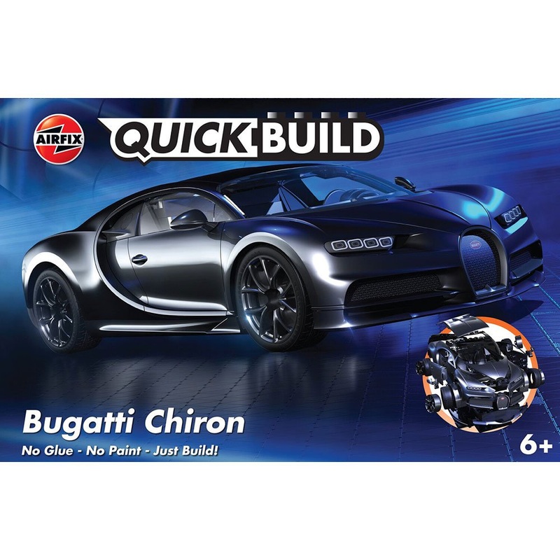 AFX Quickbuild Bugatti Chiron Black
