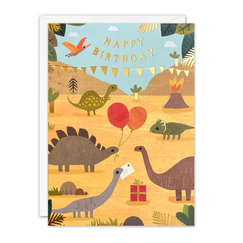 Dinosaur Happy Birthday