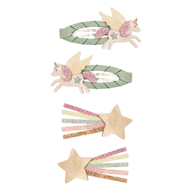 Fly Unicorn Clip Set