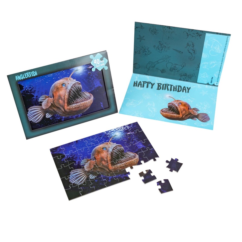 The Angler Fish Jigsaw Card
