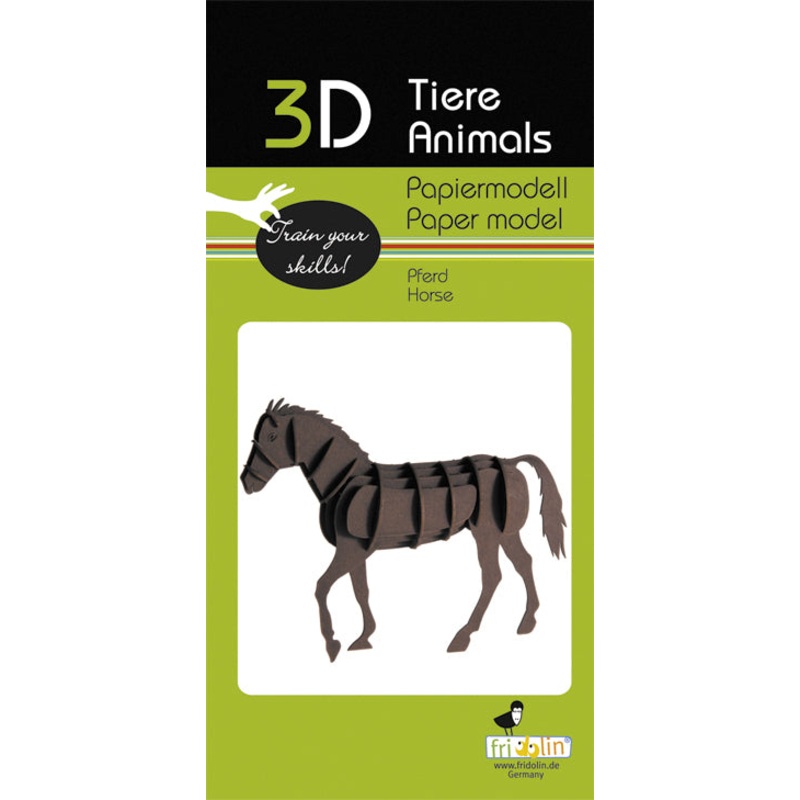 3D Paper Model Horse