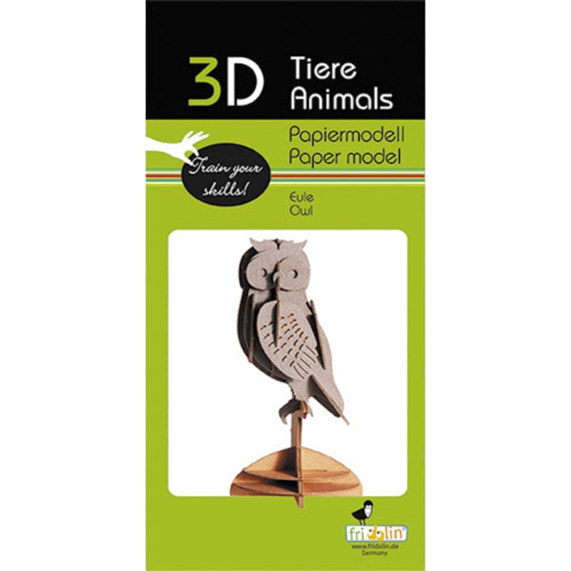 3D Paper Model Owl