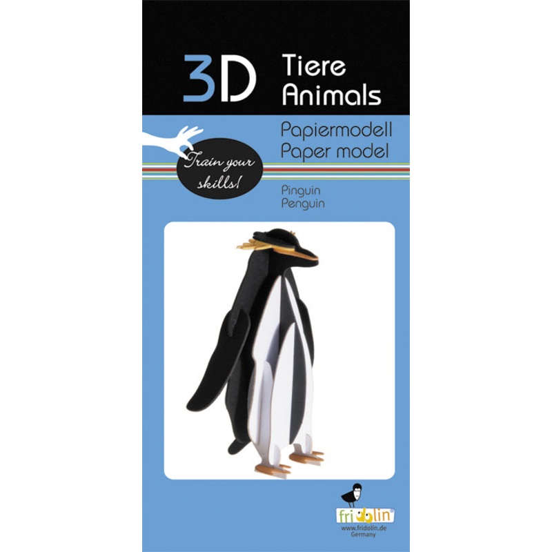 3D Paper Model Penguin