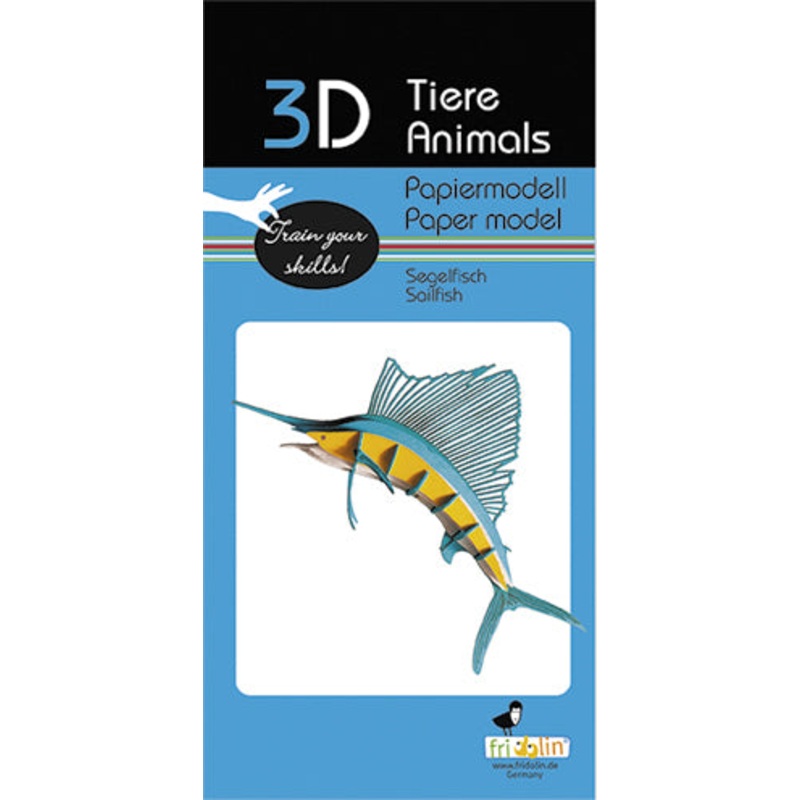 3D Paper Model Sailfish