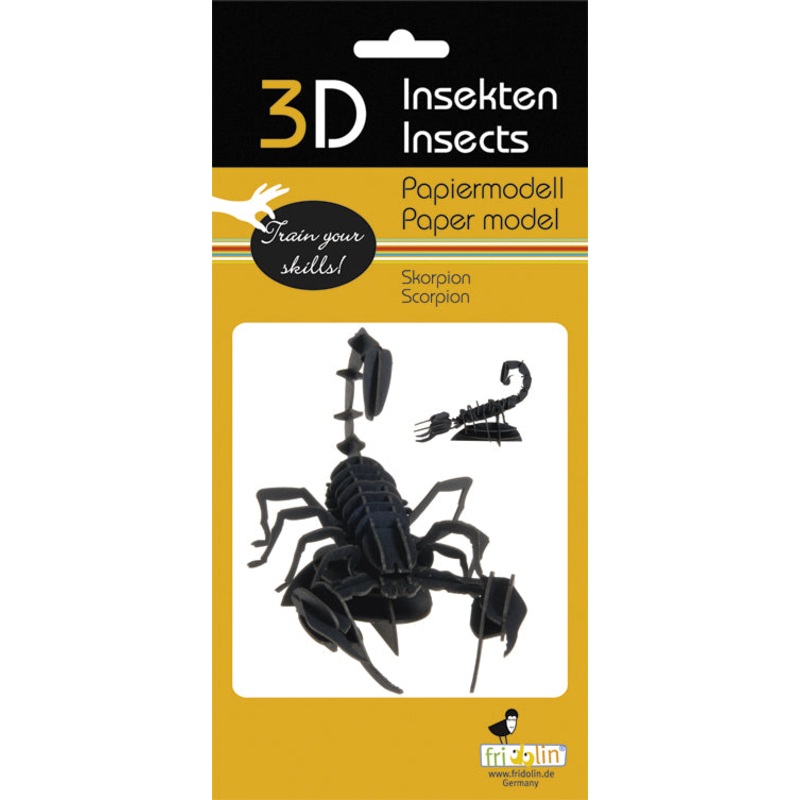 3D Paper Model Scorpion