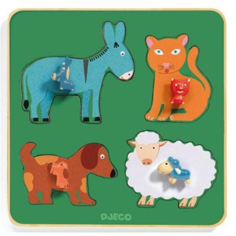 Djeco Family Farm Wooden Puzzle