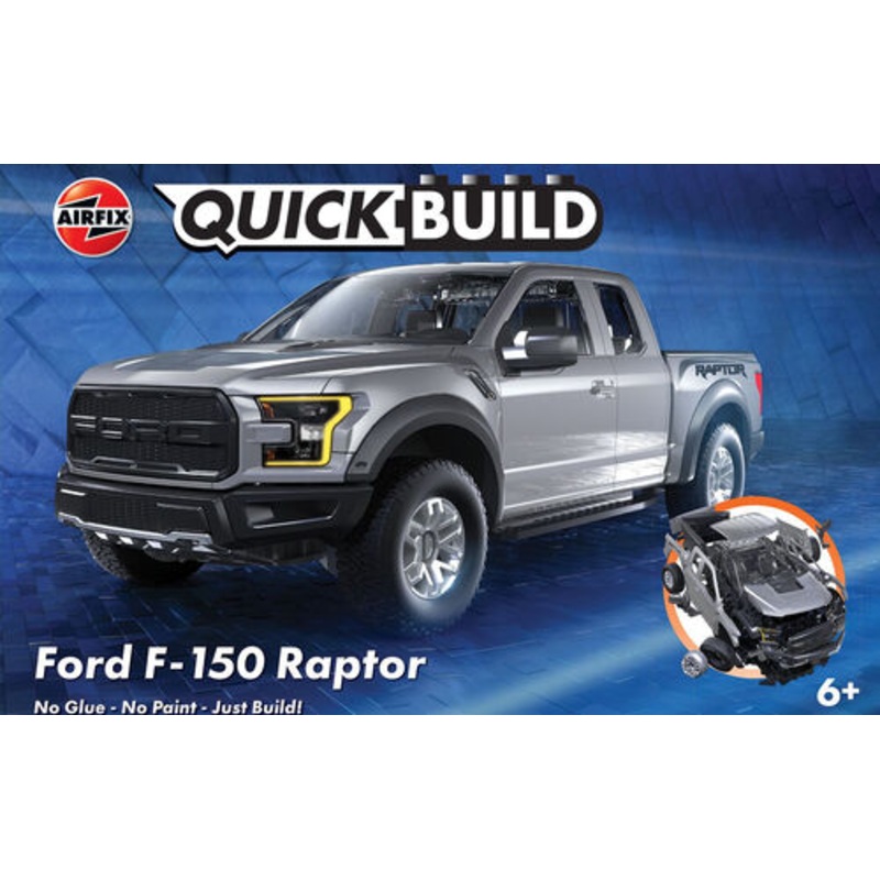 AFX Quickbuild Ford F-150 Raptor Grey