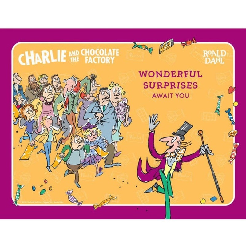 Dahl Puzzle 96pc Charlie and Chocolate Factory