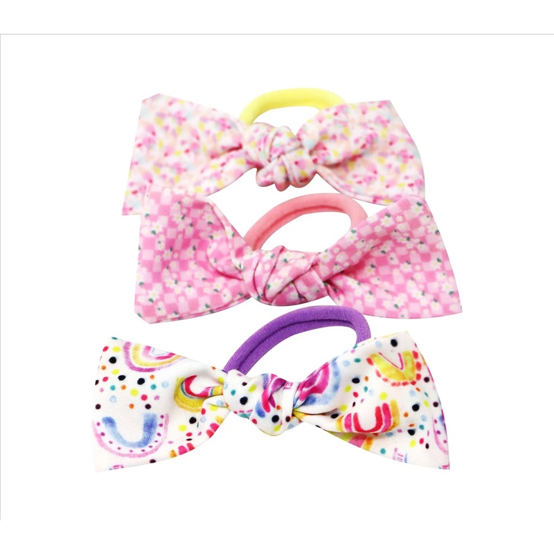 PP Sweet N Cute Knotted Bow Hair Elastics