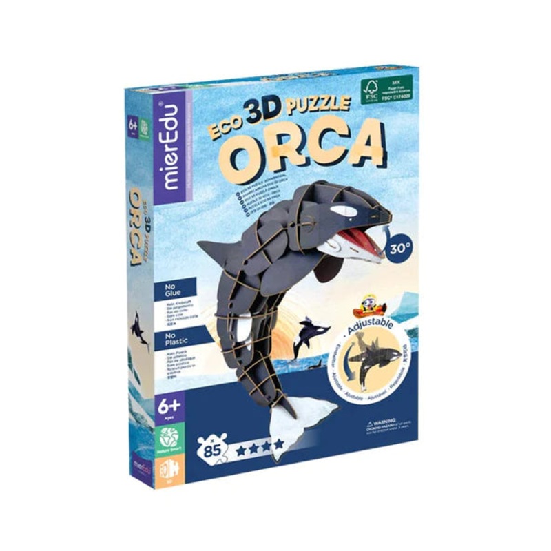 ECO 3D Puzzle Orca