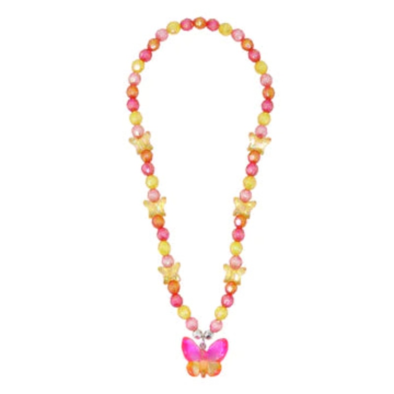 PP Rainbow Butterfly Necklace