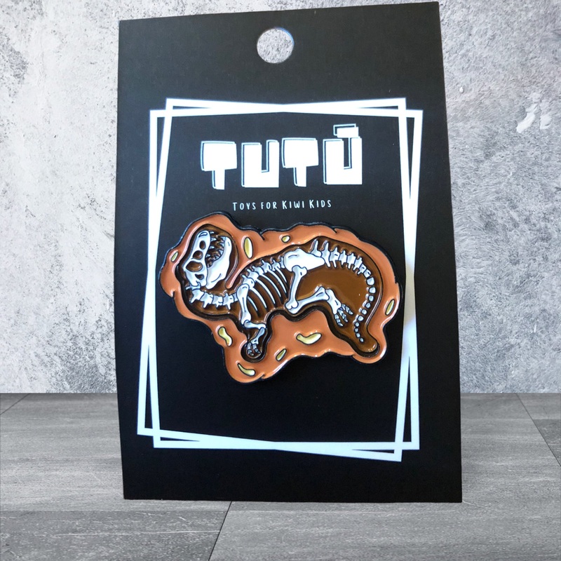 TT Trex Skeleton Pin