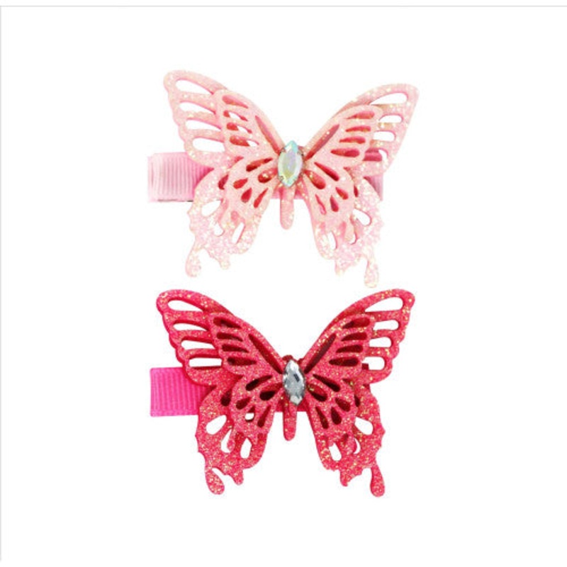 PP Glitter Butterfly Hair Clip