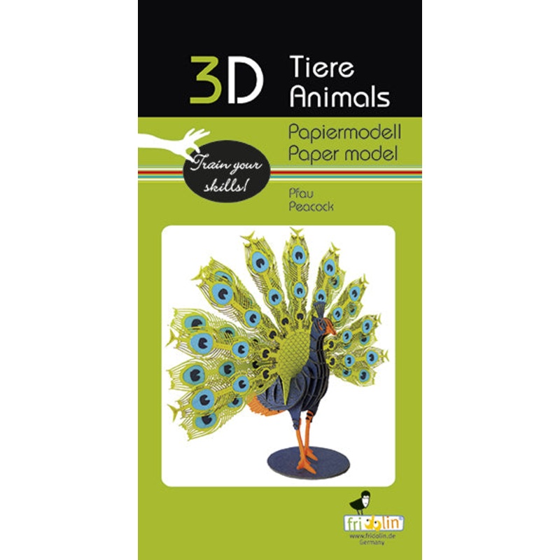 3D Paper Peacock