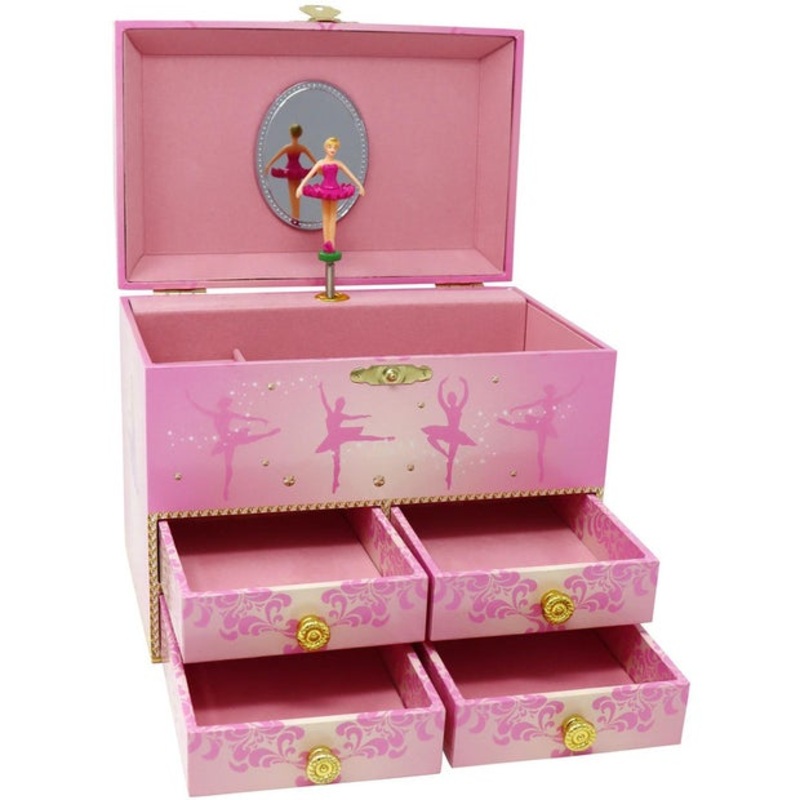 PP Romantic Ballet Medium Musical Jewellery Box