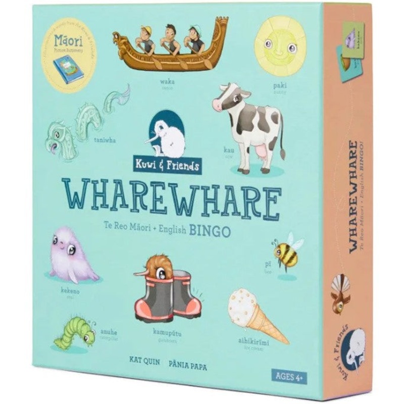 Wharewhare Te Reo Maori Bilingual Bingo