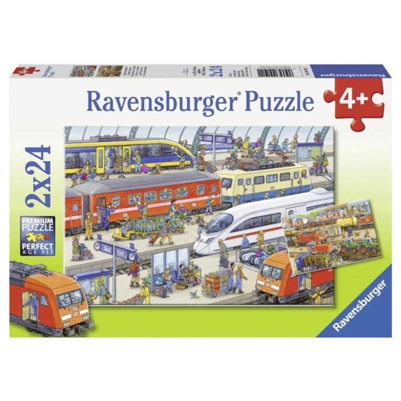 RB Busy Train Station 2x24pc