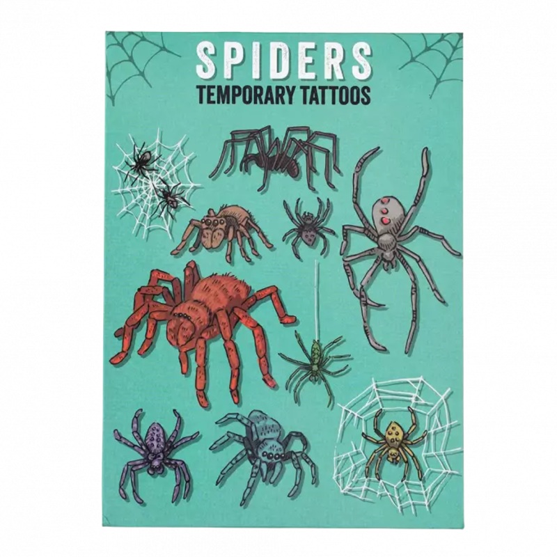 Temporary Tattoos Spiders