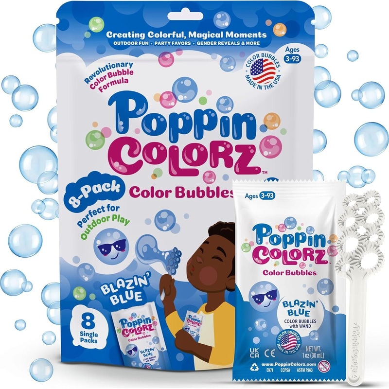 Poppin Colorz Blazin Blue 8 Pack