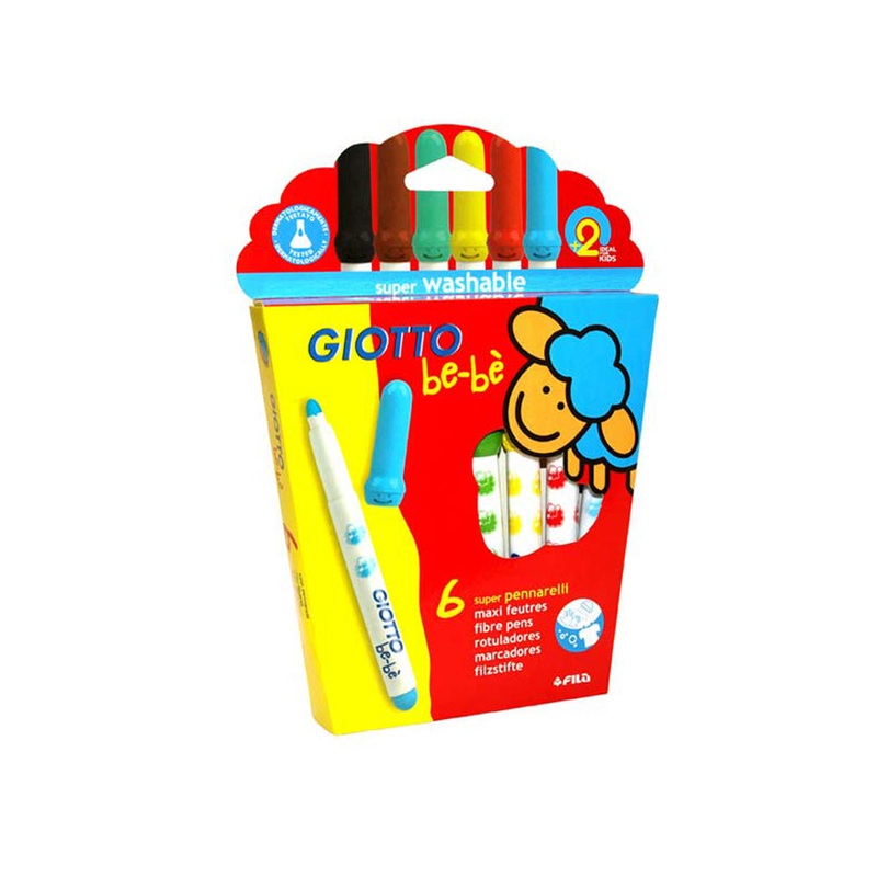 Giotto Be-Be Fibre Pens Set 6