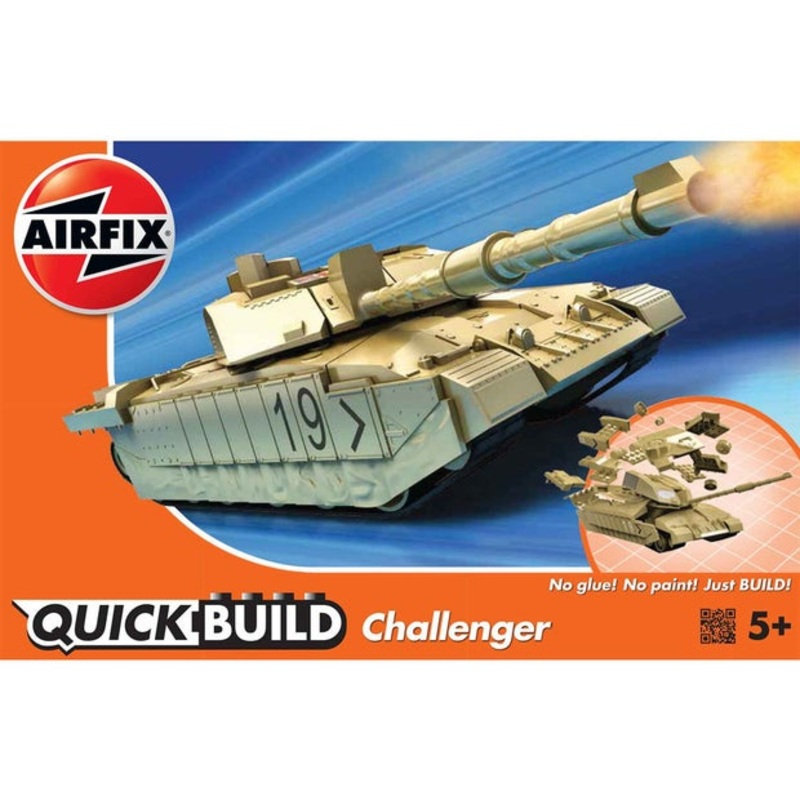 AFX Quickbuild Challenger Tank Desert