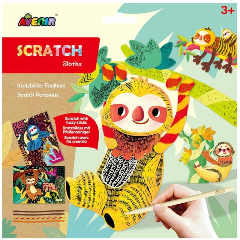 Avenir Scratch Fuzzy Sloths